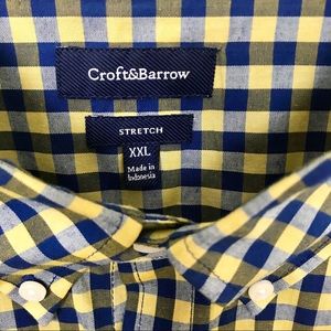 Croft&Barrow Men’s Plaid Short Sleeve Shirt